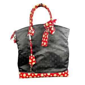 Louis Vuitton Monogram Dots Infinity Lockit Vernis Bag GUC